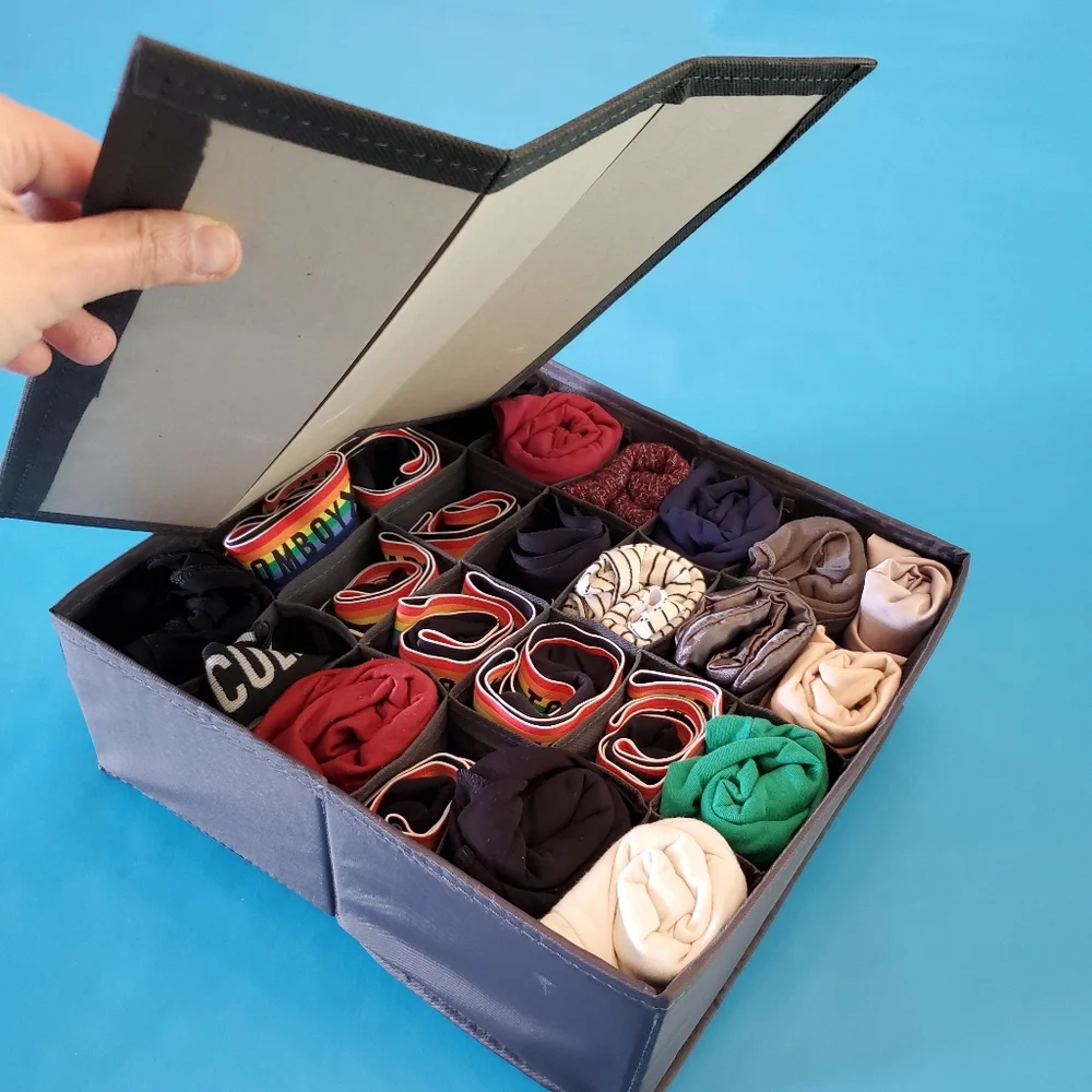 24-Compartment Drawer Organizer (Clothes Not Included)